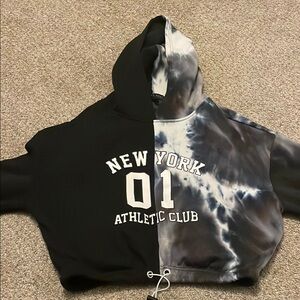 New York Athletic Club Black and Gray Hoodie